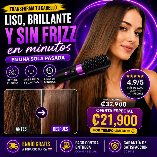 Cepillo Alisador Portátil Inalámbrico Premium
