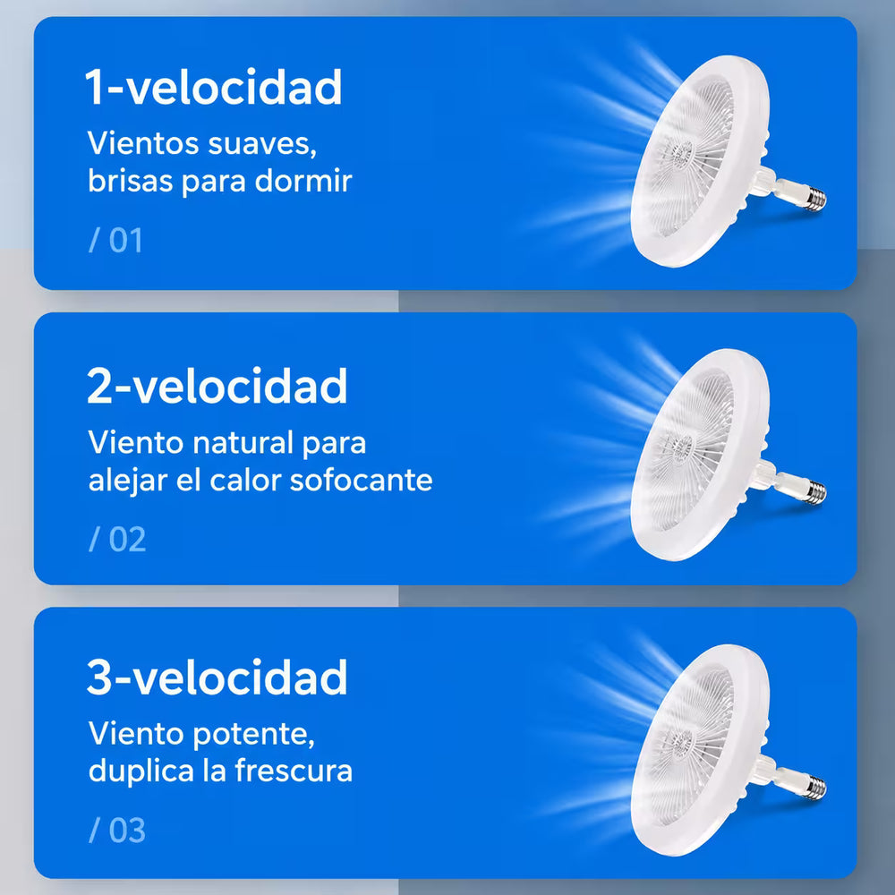 Ventilux 2 en 1™ – Ventilador de Techo con Luz LED