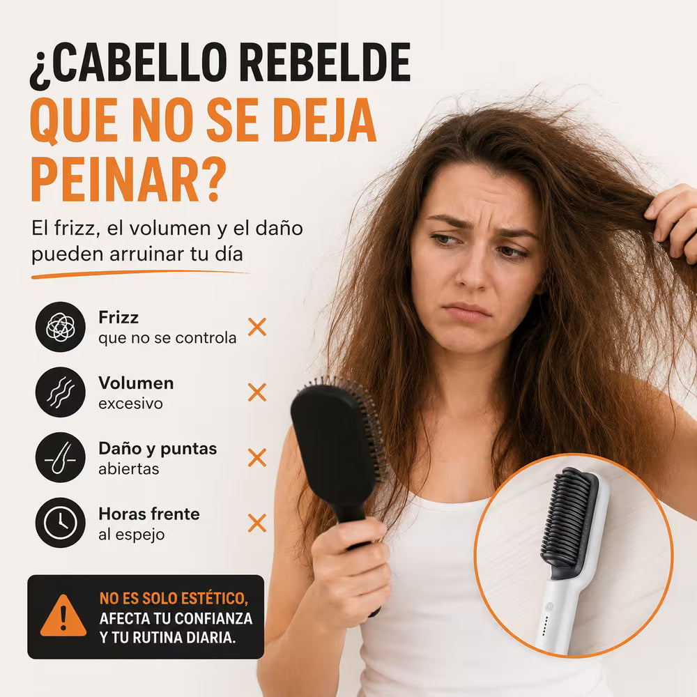 Cepillo alisador eléctrico profesional