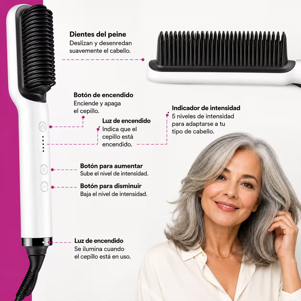 Cepillo alisador eléctrico profesional