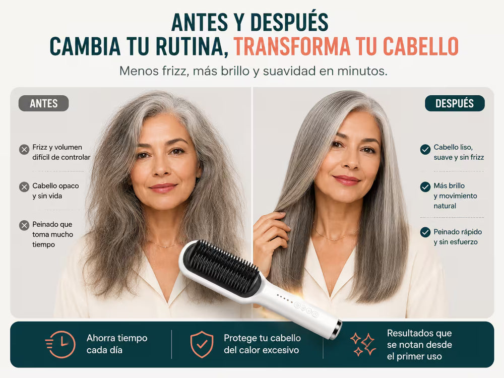 Cepillo alisador eléctrico profesional